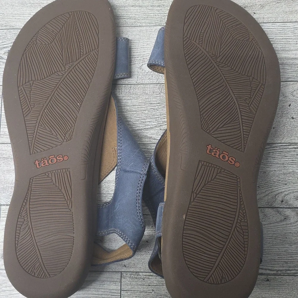 Taos Footwear Slate Blue Sandals - Picture 4 of 4